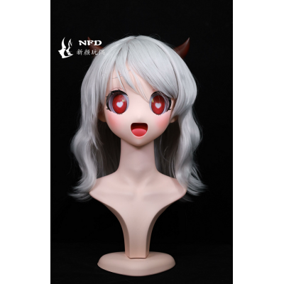 (NFD019)Customize Handmade Crossdress Full Head Female/Girl Resin Japanese Cartoon Character Animego Cosplay Kigurumi Mask